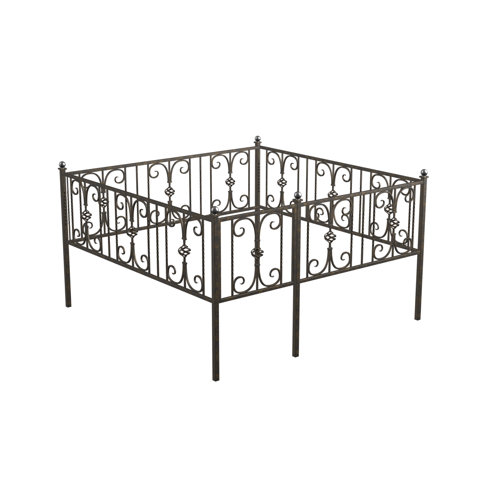 Ограда ОМ-013 - фото