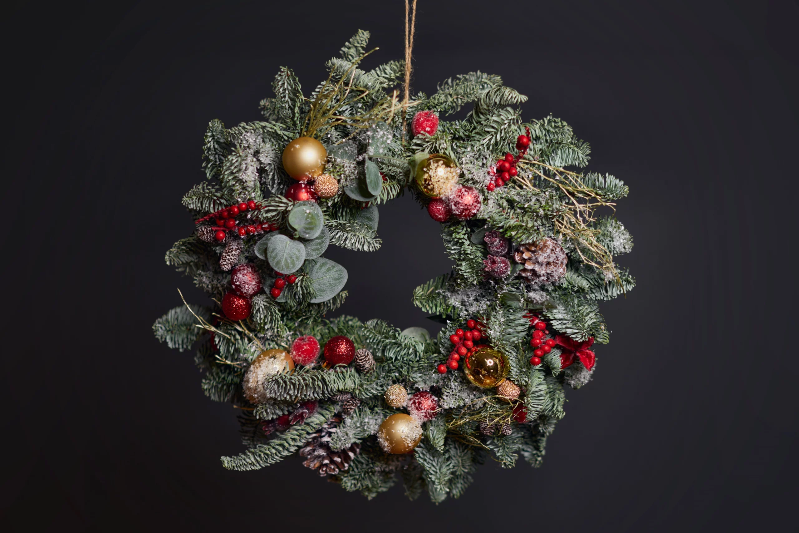 Венок В-004, 40 см - фото 4