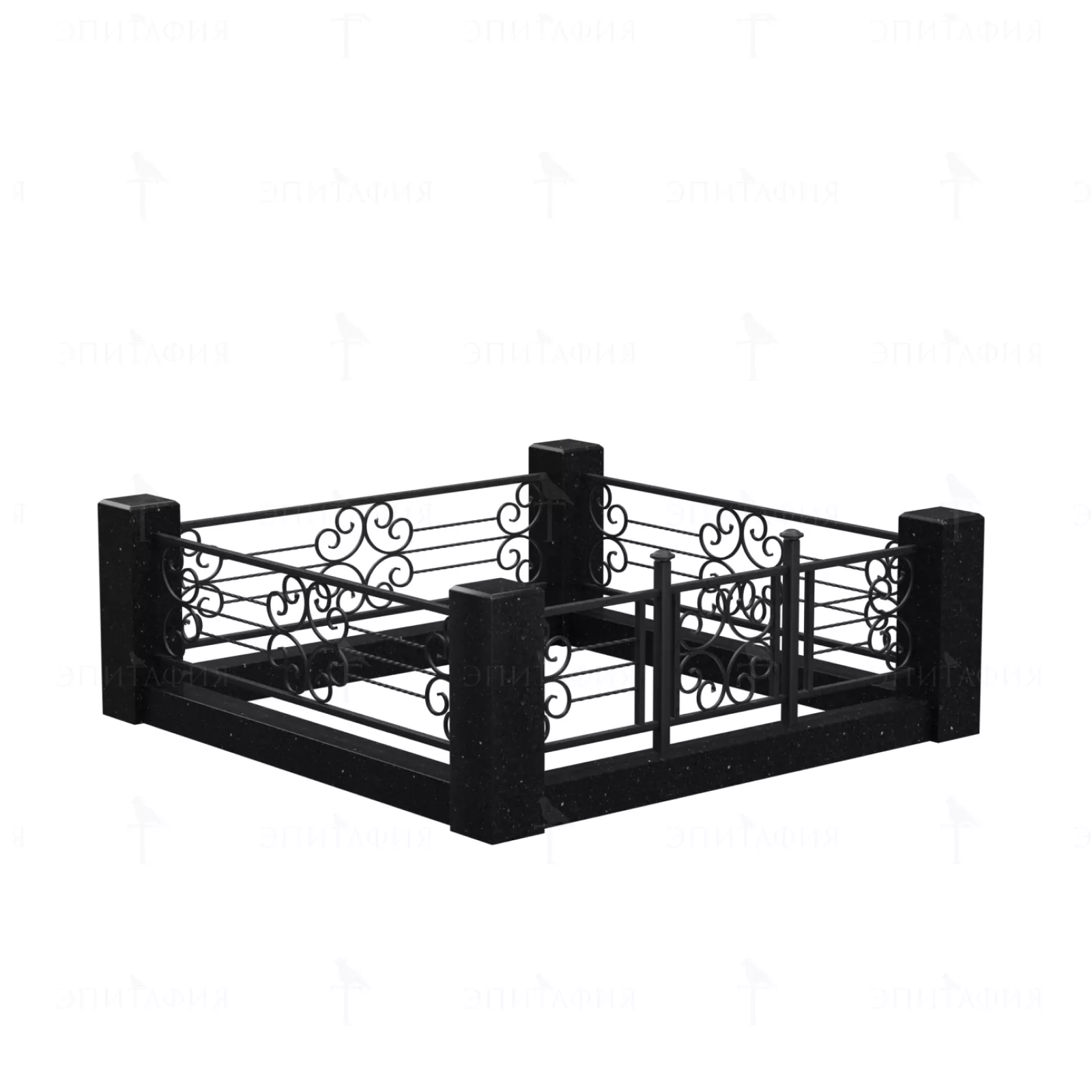 Ограда ОК-074 - фото