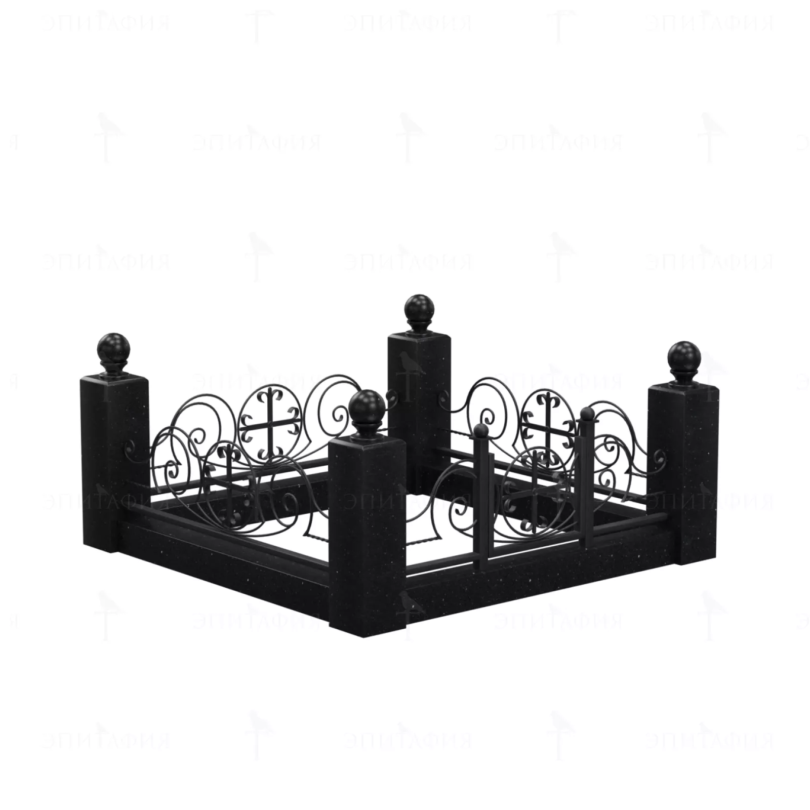 Ограда ОК-084 - фото