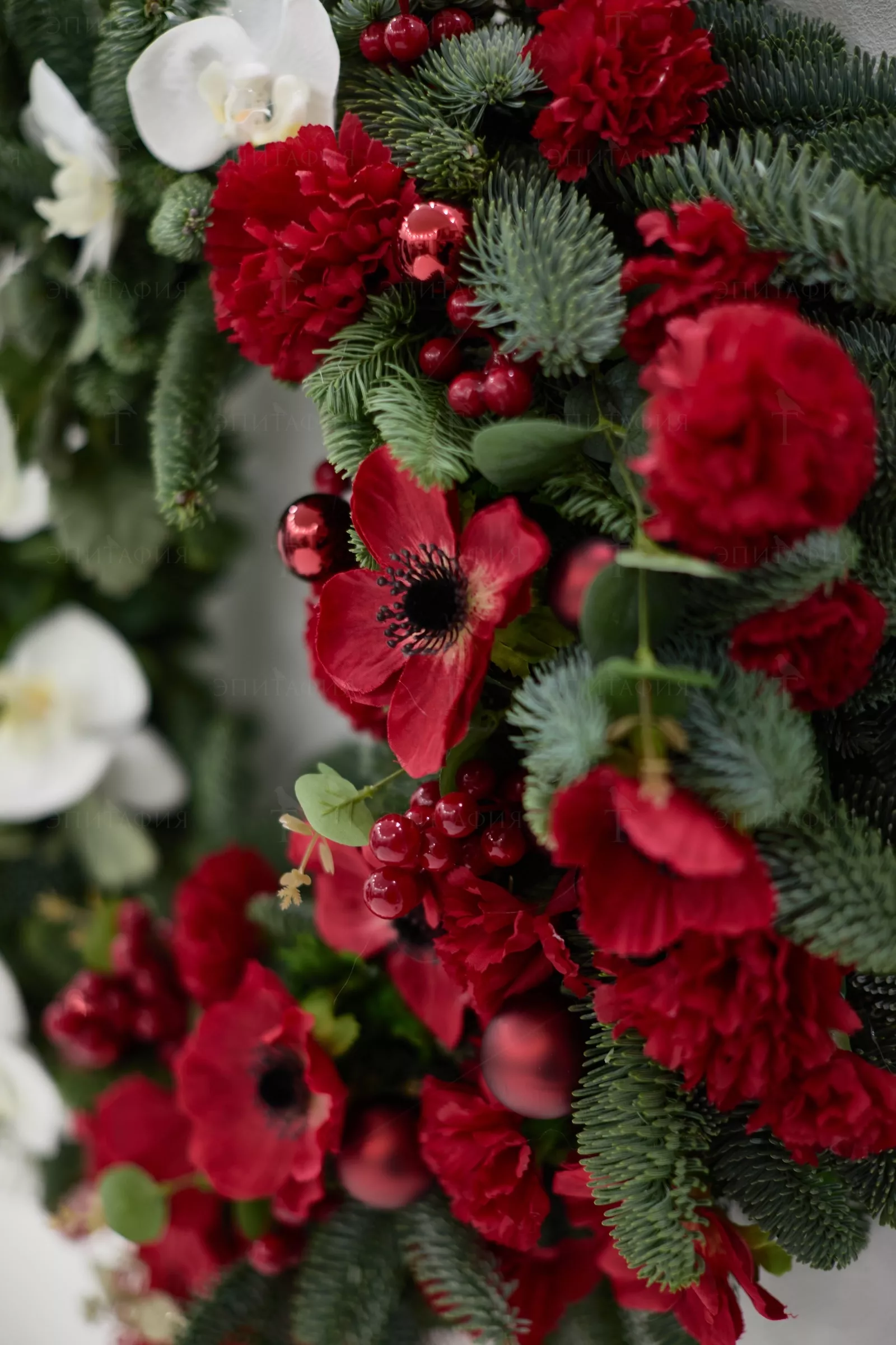 Венок В-011, 40 см - фото 4