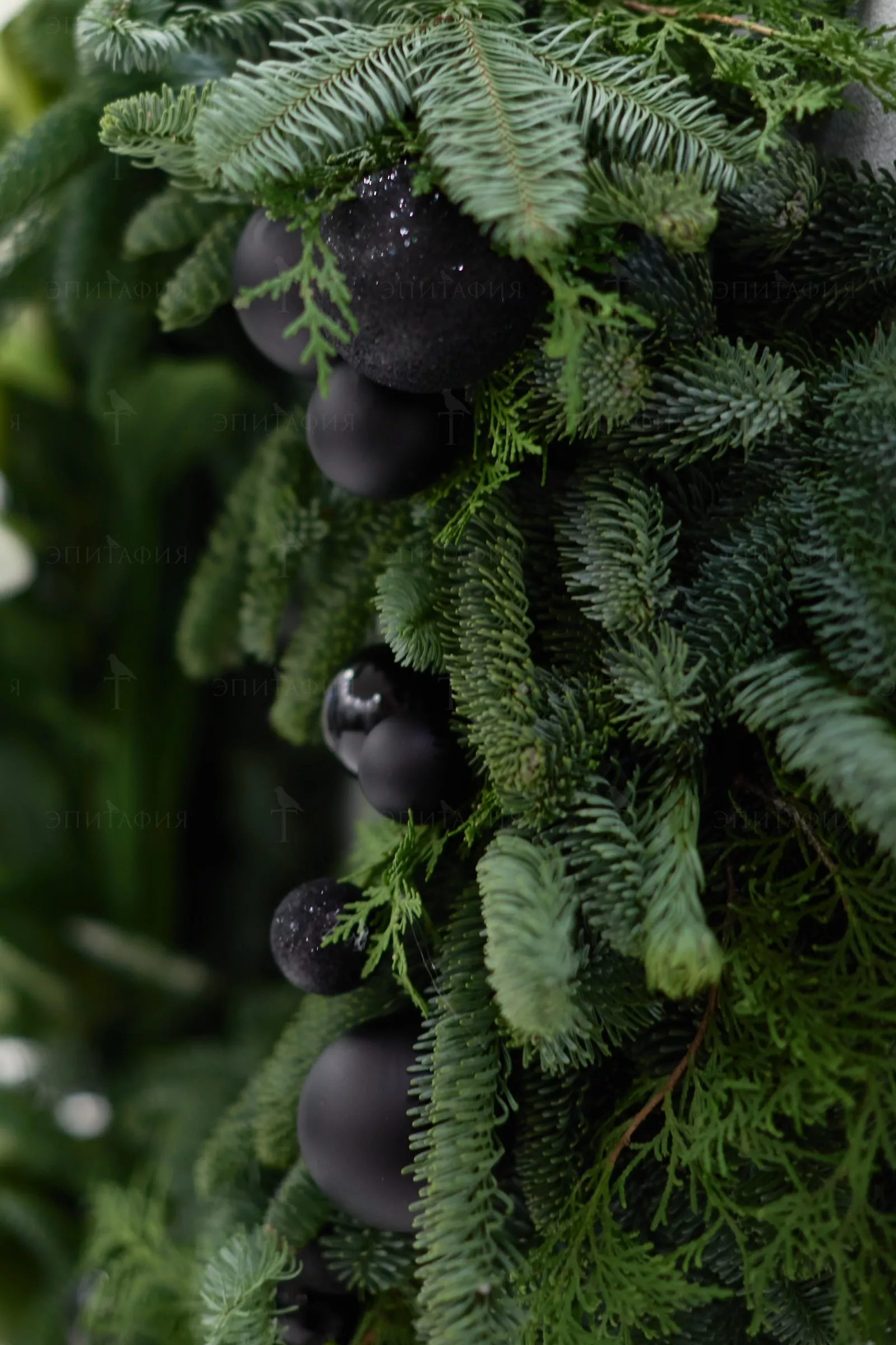 Венок В-010, 40 см - фото 3