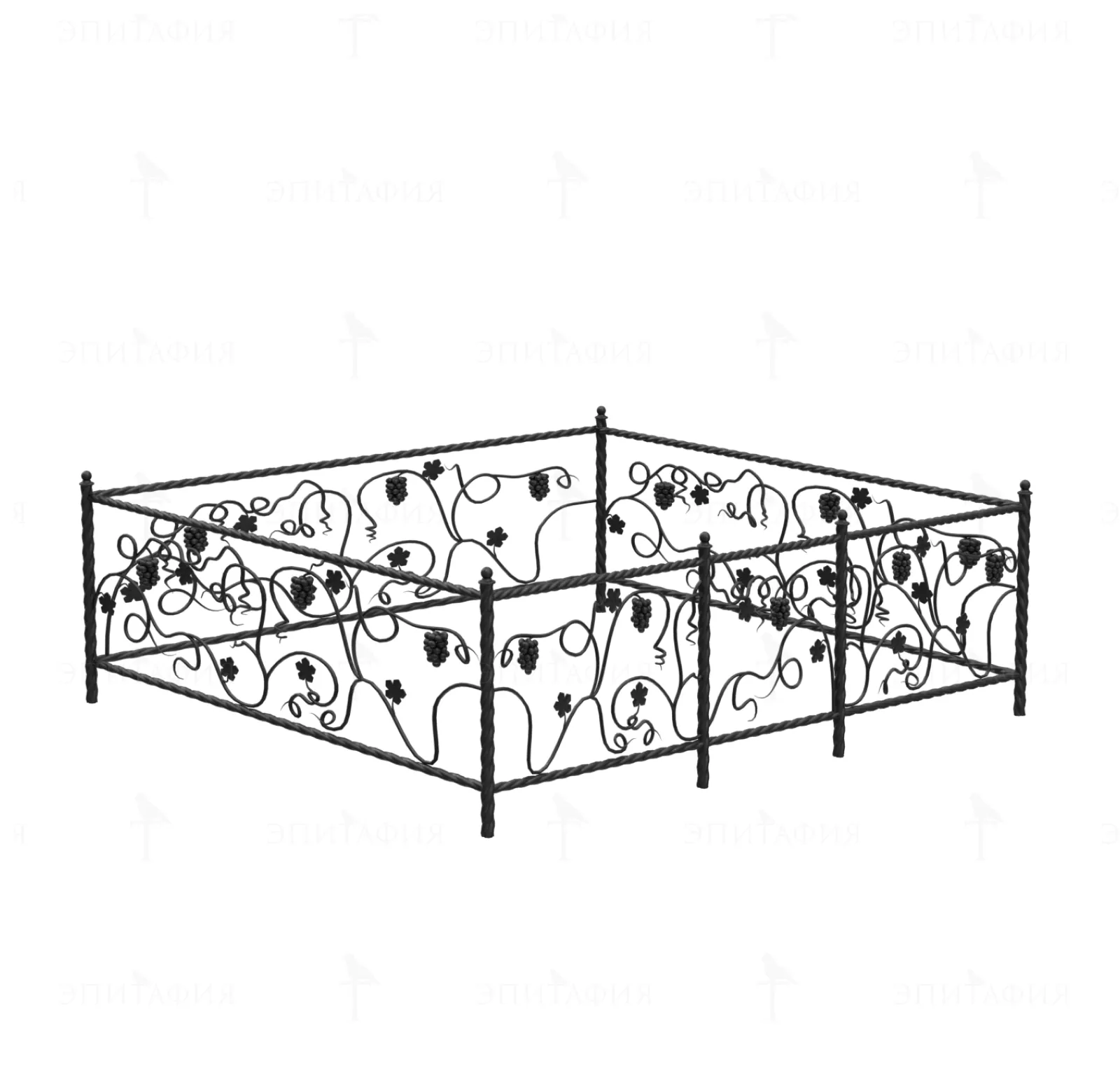 Ограда ОК-097 - фото