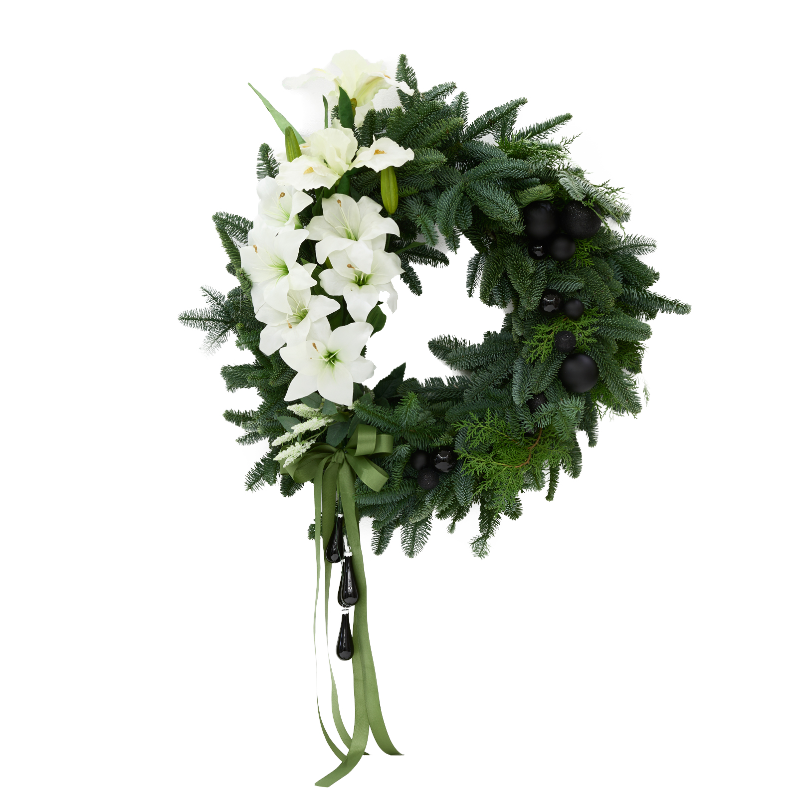Венок В-010, 40 см - фото